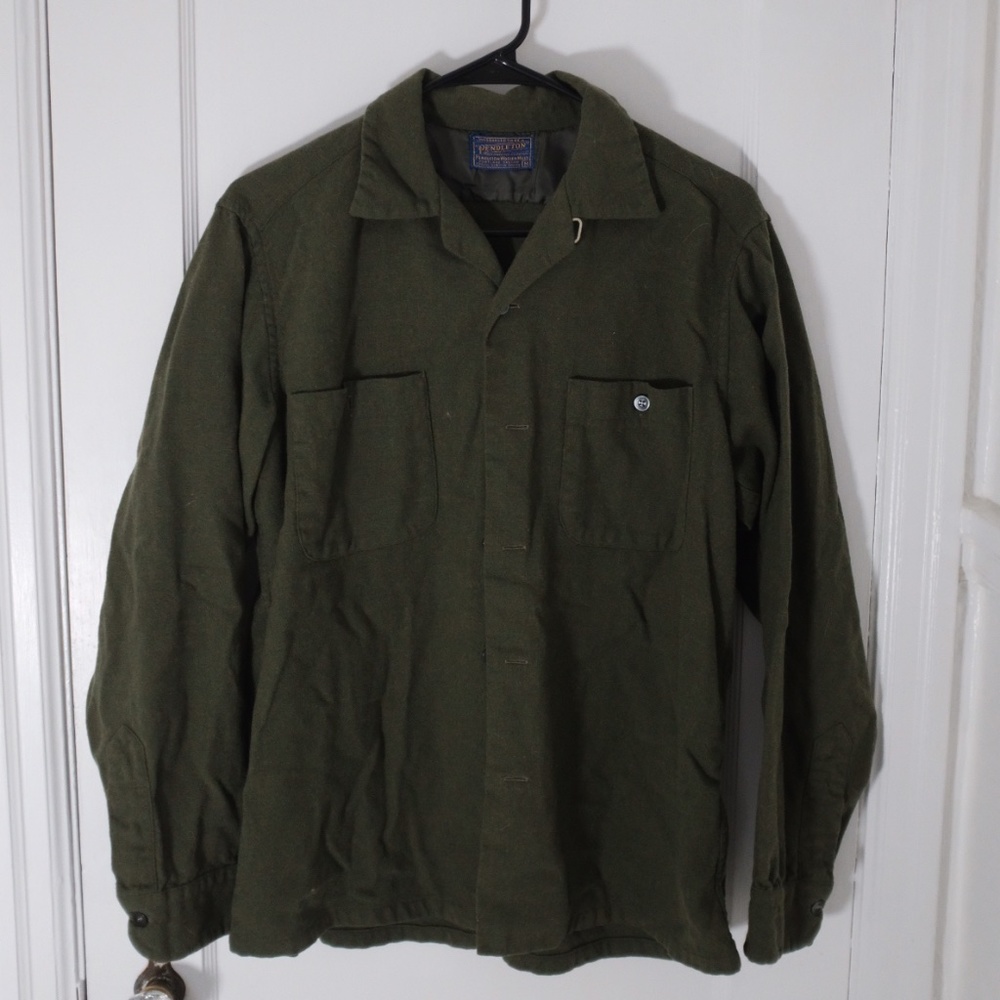 Vintage Pendleton Wool Shirt Jacket Size Medium